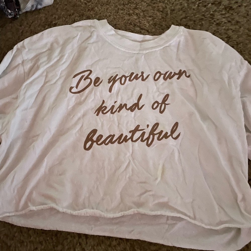 Long sleeve crop top